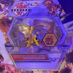 Bakugan Dragonoid figurine and trading cards