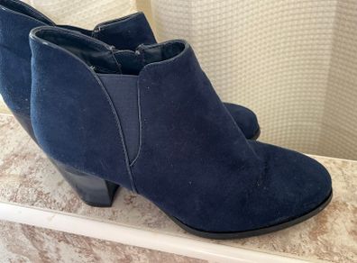 Kate Appleby Navy Ankle Boots