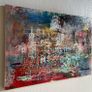 Original Art Original Cityscape in Abstract Image 4