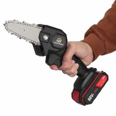 BRAND NEW 1080W Mini Electric Saw Chain Saw With 1/2 Battery Rechargeable