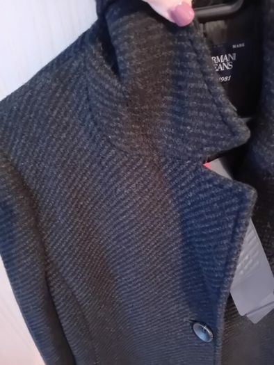 Designer Armani - Wool Coat - Black - UK 10 - BNWT RRP 399