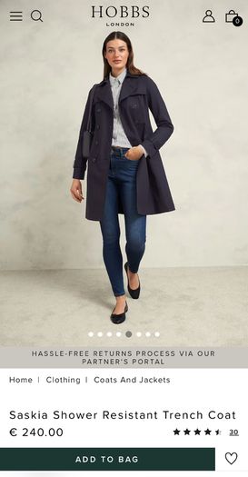 Hobbs London Trench Coat