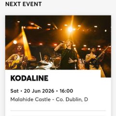 Kodaline tickets