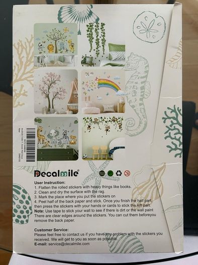 Wall stickers aquatic theme
