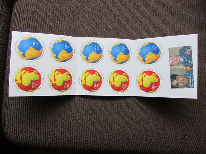 Ireland 2008.Year of the Planet Earth.Stampa Oct 2009 Overprint.Complete Booklet.