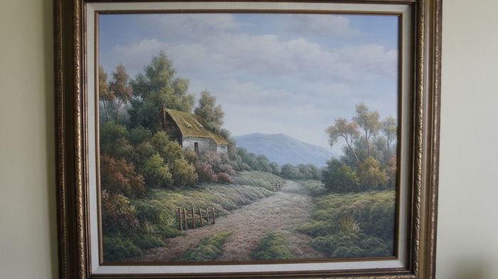 Oil Painting Picture  on canvas by, P.Wilson.