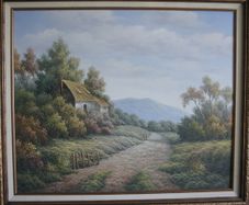 Oil Painting Picture  on canvas by, P.Wilson.