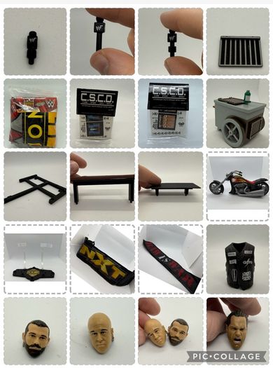 wwe Wwf WWE wrestling wrestlers figures Accesories ,Weapons & Clothing