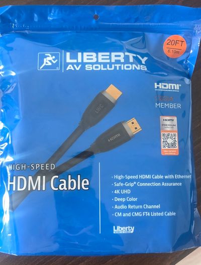 HDMI cable 20ft/ 6.1meter premium high speed