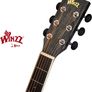 Black Acoustic Guitar for Beginners, Acoutic Steel-string Guitar Adults, Kids Guitar Folk Starter Kit for School with Unique Color Design (FREE SHIPPING) Image 2