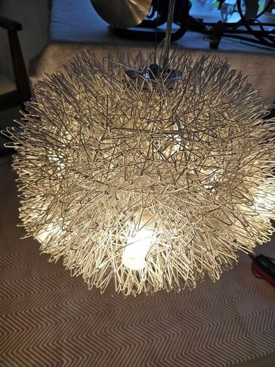 Beautiful Contemporary centre light fitting & side lamp
