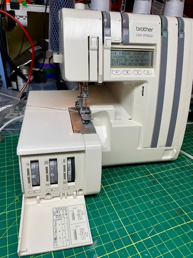 BROTHER 9700LD Overlocker Sewing Machine - Just Serviced - Excellent condition - Japanese quality made