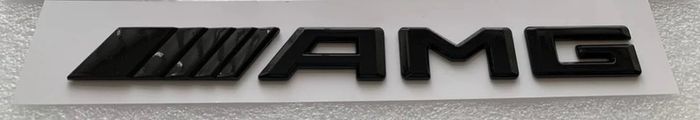 Gloss Black Rear Boot AMG Emblem For Mercedes CLA220d AMG W117 2013-18