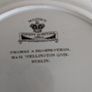 Antique 1820's Masons "Bird and Basket" plates. Dublin retailer mark. Thomas & Higginbotham Image 4