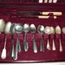Cutlery set silver plated and contemporary mix uncomplete set Image 2