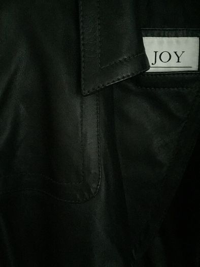 Real leather coat genuine black leather coat size XL
