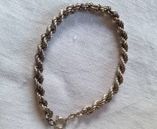 Sterling Silver Rope Bracelet