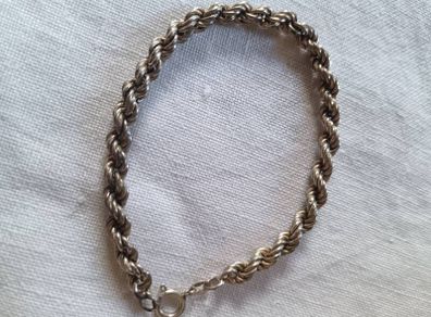 Sterling Silver Rope Bracelet