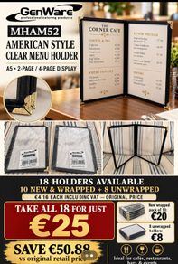 menu holders