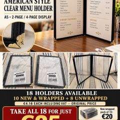 menu holders