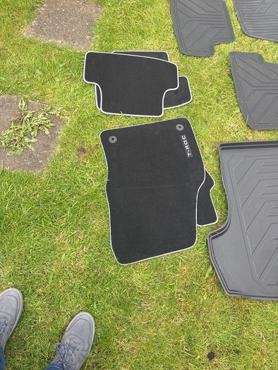 Rubber mats and boot tray
