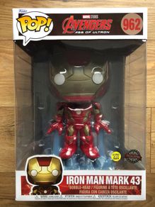Funko Marvel: Jumbo Iron Man Pop (10 Inch GITD)
