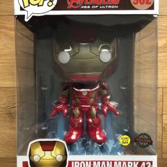 Funko Marvel: Jumbo Iron Man Pop (10 Inch GITD)