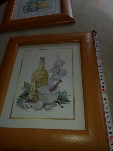 Lovely set of 2  picture still life.