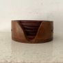 Vintage Handmade Wooden Coasters Image 3