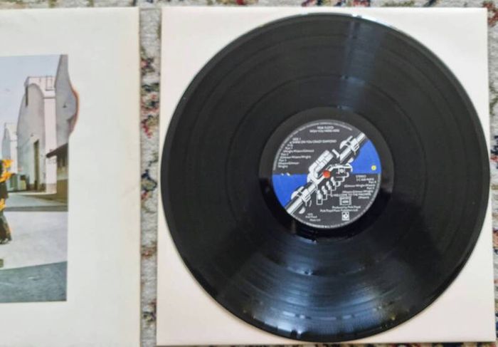 LP Pink Floyd : Wish you were here , Harvest 2c068-96918 ,Vinyl LP Album (stereo) France 1975, Vinyl VG+.
