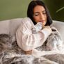 Hygge Days Luxury Faux Fur Warming Throw - Alaskan Husky Print Image 2