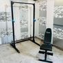 Squat Rack Adjustable Weight Bench Image 3