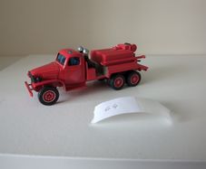 Vintage Solido 1/50 GMC CCKW 353 Fire Tanker Truck - Made in France