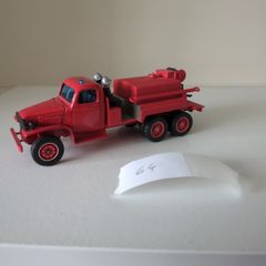 Vintage Solido 1/50 GMC CCKW 353 Fire Tanker Truck - Made in France