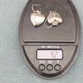 Vintage Sterling Silver Love heart earrings Image 7