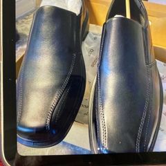 Ecco slip on black shoes size 11 ( HELSINKI )