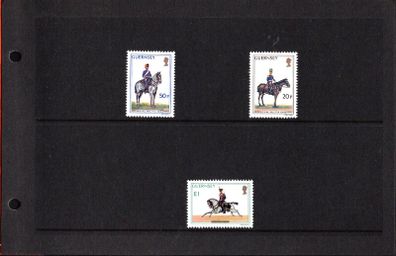 1975 Guernsey Militia Uniforms Definitive Stamp High Value Presentation Pack