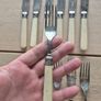 Vintage set of 6 Firth Staybrite Fish Cutlery Set Image 6