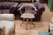 Antique Farmhouse Swivel Desk Chair
