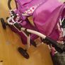 Childrens dolls buggy, car and desk chair Image 6