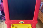 Crayola double sided, chalk board &amp; white board