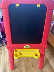 Crayola double sided, chalk board & white board