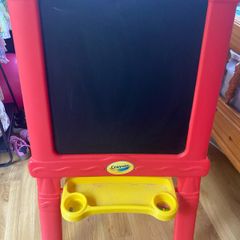Crayola double sided, chalk board & white board