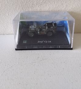 Cararama Willys Jeep CJ-2A , US Army Jeep : Diecast 1/87 Scale