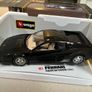 Ferrari Testarossa 1/18 Burago Rare Black Image 2