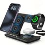 3-in-1 Fast Wireless Charging Station for iPhone 16/15/14/13/12 Pro Max, for iWatch, for AirPods 3/2 - Foldable Dock with USB Type-C, Magnetic Adapter, and Multi-Device Compatibility, Wireless Charger Fast Charging, for iPhone Charging Station | Modern Ch Image 2