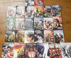 Attack on titan manga 1-34 + 2 more