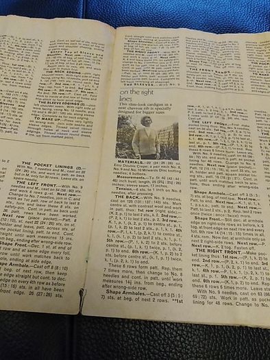 Vintage Woman's Own knitting booklet - price includes postage