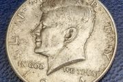 1964 United States "Kennedy Half Dollar" 90% Silver coin