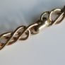 Vintage 9Ct Yellow Gold 375 Celtic Bracelet 3,95g -L 8" Image 4